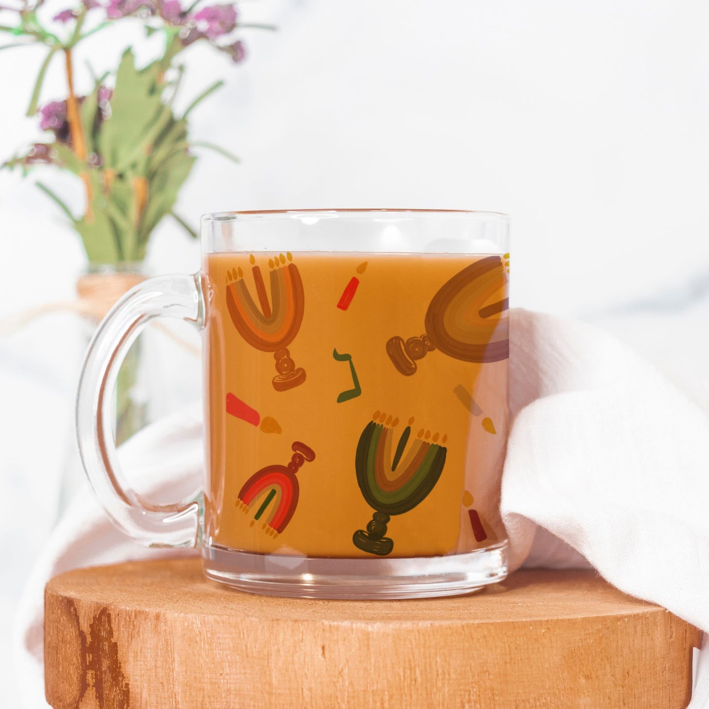 Chutzpah in Glow Mug Glass